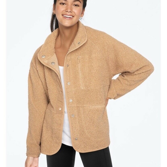 PINK Victoria's Secret Jackets & Blazers - NWT Victorias Secret Cozy Snap Front Jacket M